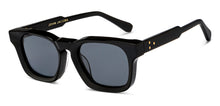 Load image into Gallery viewer, Black Wayfarer Full Rim Unisex Sunglasses by John Jacobs-210237