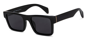 Black Wayfarer Full Rim Unisex Sunglasses by Vincent Chase Polarized-151548