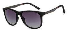 Load image into Gallery viewer, Black Wayfarer Full Rim Unisex Sunglasses by Vincent Chase Polarized-204832