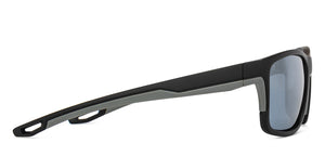 Black Wayfarer Full Rim Unisex Sunglasses by Vincent Chase Polarized-204536