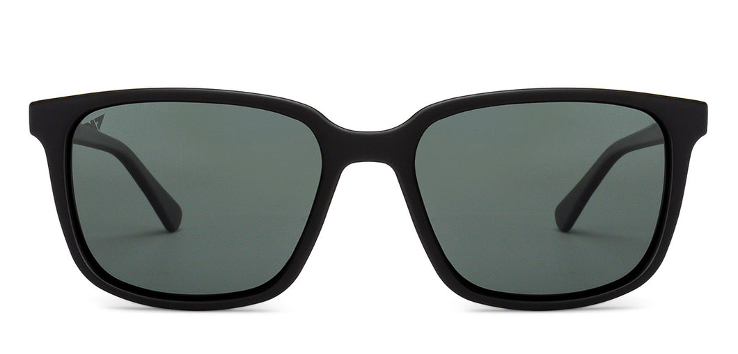 Black Wayfarer Full Rim Unisex Sunglasses by Vincent Chase Polarized-200443
