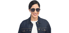 Load image into Gallery viewer, Black Aviator Full Rim Unisex Sunglasses by Vincent Chase Polarized-209326