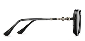 Black Aviator Full Rim Unisex Sunglasses by Vincent Chase Polarized-209326