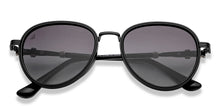 Load image into Gallery viewer, Black Aviator Full Rim Unisex Sunglasses by Vincent Chase Polarized-209326
