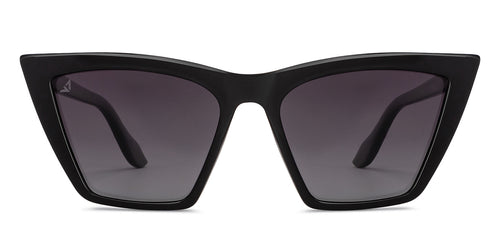 Black Cat Eye Full Rim Women Sunglasses by Vincent Chase Polarized-152332