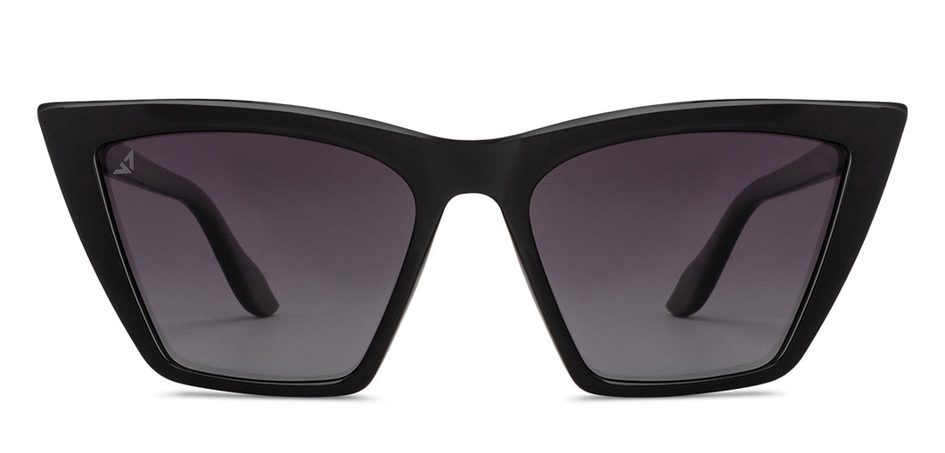 Black Cat Eye Full Rim Women Sunglasses by Vincent Chase Polarized-152332