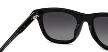 Load image into Gallery viewer, Black Wayfarer Full Rim Unisex Sunglasses by John Jacobs-208180