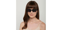 Load image into Gallery viewer, Black Rectangle Full Rim Unisex Sunglasses by Vincent Chase Polarized-151869