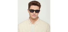 Load image into Gallery viewer, Black Rectangle Full Rim Unisex Sunglasses by Vincent Chase Polarized-151869