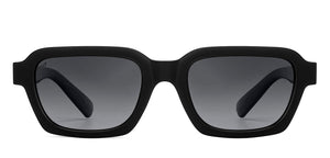 Black Rectangle Full Rim Unisex Sunglasses by Vincent Chase Polarized-151869