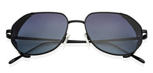 Load image into Gallery viewer, Black Round Full Rim Unisex Sunglasses by John Jacobs-152194