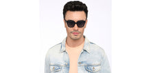 Load image into Gallery viewer, Black Square Full Rim Unisex Sunglasses by John Jacobs-208159