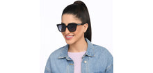 Load image into Gallery viewer, Black Square Full Rim Unisex Sunglasses by John Jacobs-208159