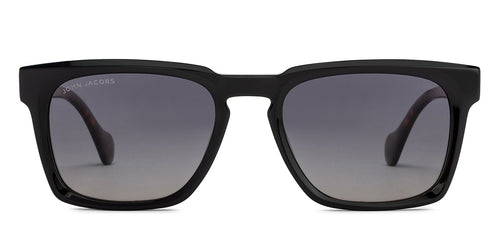 Black Square Full Rim Unisex Sunglasses by John Jacobs-208134