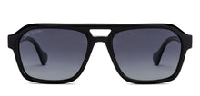 Load image into Gallery viewer, Black Square Full Rim Unisex Sunglasses by John Jacobs-208143