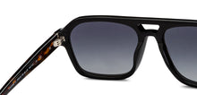 Load image into Gallery viewer, Black Square Full Rim Unisex Sunglasses by John Jacobs-208143