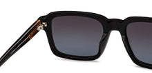 Load image into Gallery viewer, Black Square Full Rim Unisex Sunglasses by John Jacobs-208140
