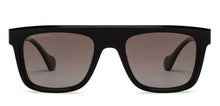 Load image into Gallery viewer, Black Square Full Rim Unisex Sunglasses by John Jacobs-208146
