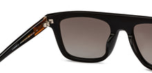 Load image into Gallery viewer, Black Square Full Rim Unisex Sunglasses by John Jacobs-208146