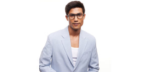 Black Aviator Full Rim Unisex Eyeglasses by Lenskart Air-209753