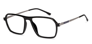 Black Rectangle Full Rim Unisex Eyeglasses by Lenskart Air-151706