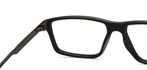 Black Rectangle Full Rim Unisex Eyeglasses by Lenskart STUDIO-213171