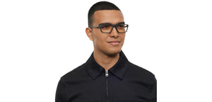 Black Rectangle Full Rim Unisex Eyeglasses by Lenskart STUDIO-213171