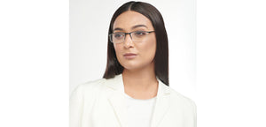Black Rectangle Half Rim Unisex Eyeglasses by Lenskart READERS-150643