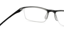Load image into Gallery viewer, Black Rectangle Half Rim Unisex Eyeglasses by Lenskart READERS-150643