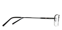 Load image into Gallery viewer, Black Rectangle Half Rim Unisex Eyeglasses by Vincent Chase-207970