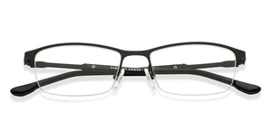 Black Rectangle Half Rim Unisex Eyeglasses by Vincent Chase-207975