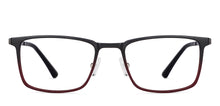 Load image into Gallery viewer, Black Rectangle Full Rim Unisex Eyeglasses by Lenskart Air-151735