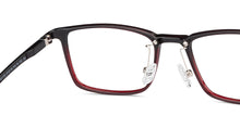 Load image into Gallery viewer, Black Rectangle Full Rim Unisex Eyeglasses by Lenskart Air-151735