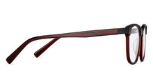 Load image into Gallery viewer, Maroon Rectangle Full Rim Unisex Eyeglasses by Vincent Chase-150825