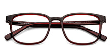 Load image into Gallery viewer, Maroon Rectangle Full Rim Unisex Eyeglasses by Vincent Chase-150825