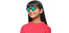 Load image into Gallery viewer, Black Round Full Rim Kids Sunglasses by Hooper-213652