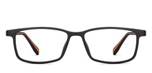 Load image into Gallery viewer, Black Rectangle Full Rim Unisex Eyeglasses by Lenskart Air-150590