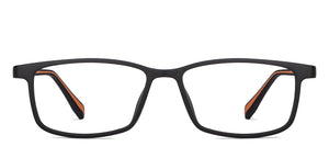 Black Rectangle Full Rim Unisex Eyeglasses by Lenskart Air-150590