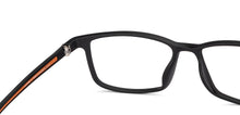 Load image into Gallery viewer, Black Rectangle Full Rim Unisex Eyeglasses by Lenskart Air-150590