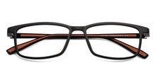 Load image into Gallery viewer, Black Rectangle Full Rim Unisex Eyeglasses by Lenskart Air-150590