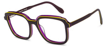 Load image into Gallery viewer, Purple Square Full Rim Unisex Eyeglasses by Vincent Chase-204482