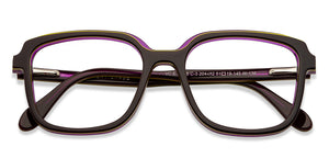 Purple Square Full Rim Unisex Eyeglasses by Vincent Chase-204482