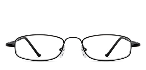 Black Rectangle Full Rim Unisex Eyeglasses by Lenskart READERS-149816
