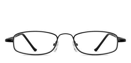 Black Rectangle Full Rim Unisex Eyeglasses by Lenskart READERS-149817