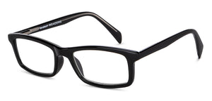 Black Rectangle Full Rim Unisex Eyeglasses by Lenskart READERS-149830