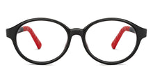 Load image into Gallery viewer, Black Round Full Rim Kids Eyeglasses by Hooper-200691
