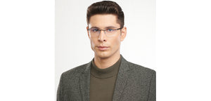 Black Rectangle Rimless Unisex Eyeglasses by Lenskart Air-200720