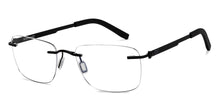 Load image into Gallery viewer, Black Rectangle Rimless Unisex Eyeglasses by Lenskart Air-200720