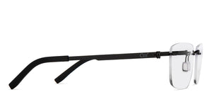 Black Rectangle Rimless Unisex Eyeglasses by Lenskart Air-200720