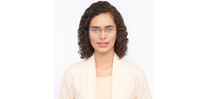 Black Rectangle Rimless Unisex Eyeglasses by Vincent Chase-207653